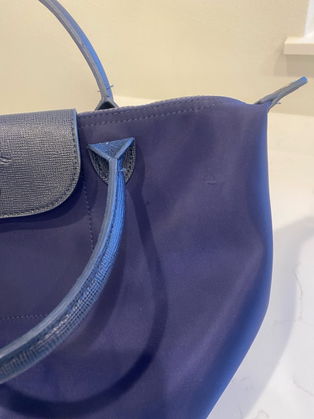 Longchamp Le Pliage Neo Nylon Bag with handles and adjustable strap * flawed - Picture 10 of 15